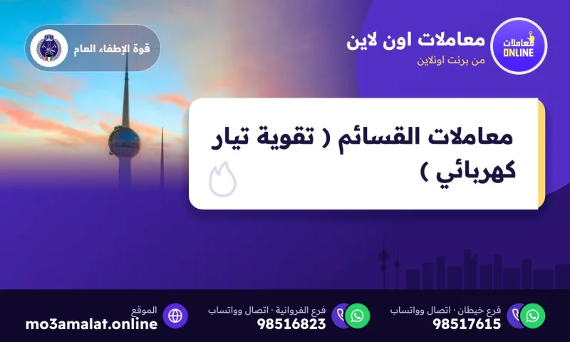 معاملات القسائم ( تقوية تيار كهربائي )
